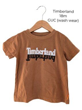 🩵4/$20 Timberland Toddler Boys T-Shirt 18m